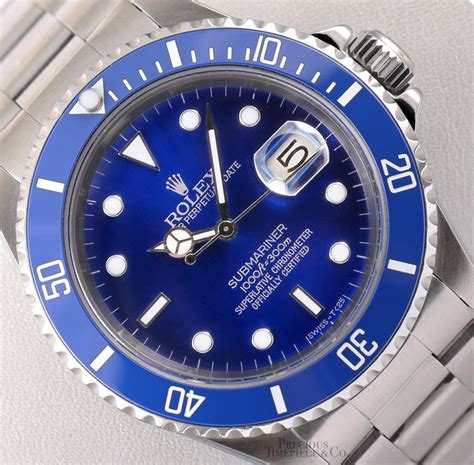 1987 first serial rolex 16610|Rolex 16610 blue bezel.